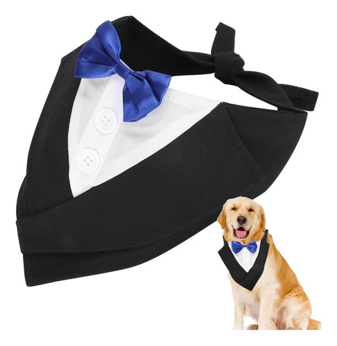 1 Perro Mascota Traje Bandana Conjunto De Pajarita Polera