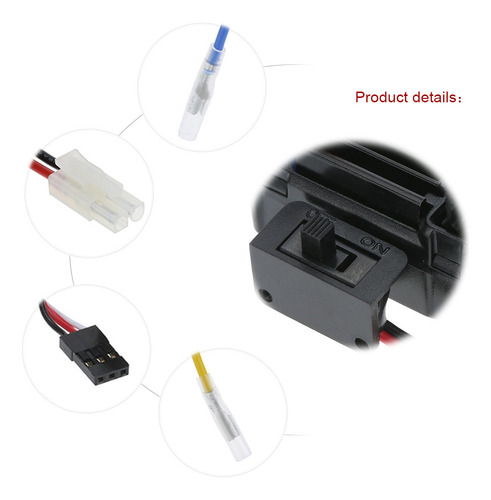 Esc 60a Escovado Wp-1060-rtr Para 1/10 De Carros