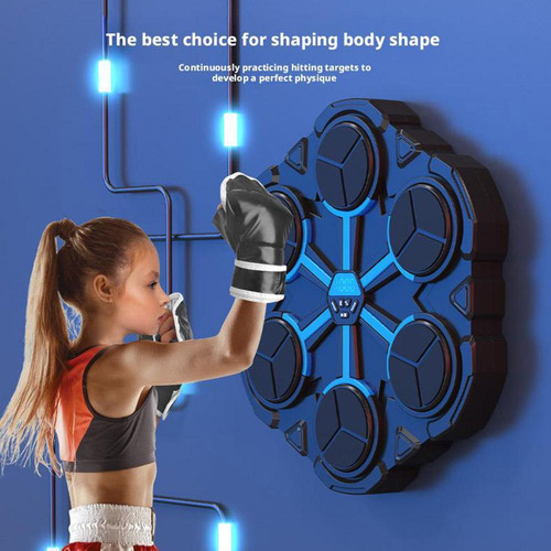 Máquina De Boxeo Con Bluetooth, Música, Fitness, Boxeo, Pare
