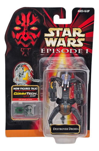 Star Wars Episode I Phantom Menace Destroyer Droid Mtsbwy (Usado)