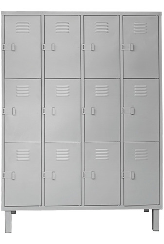 Lockers Metálico Nacional 4 Cuerpo 12 Puertas