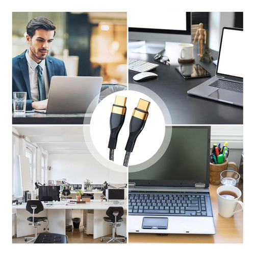 Cable C A C De Carga Rápida Cable Usb C A Usb C Cable Cargad