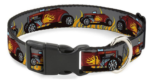 Collar De Clip De Plástico Con Hebilla Hot Rod 1 De Ancho Se
