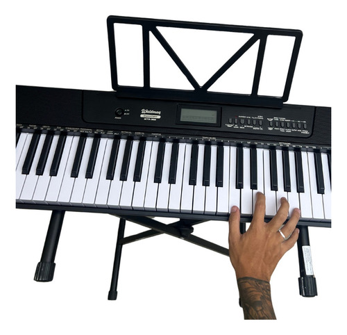 Teclado Musical 61 Teclas Waldman Waldkey Wts-300 Bk