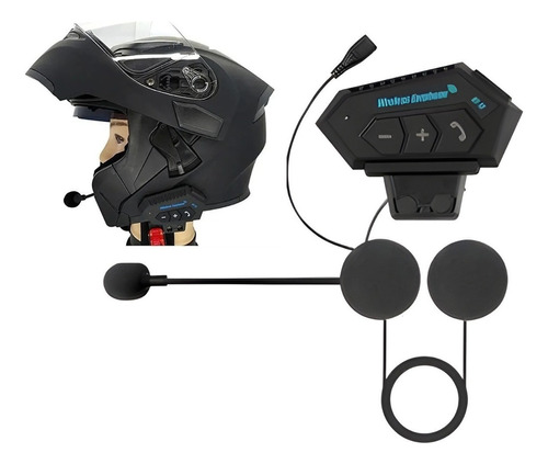 Intercomunicador Moto Bluetooth Audifono Para Casco De Moto