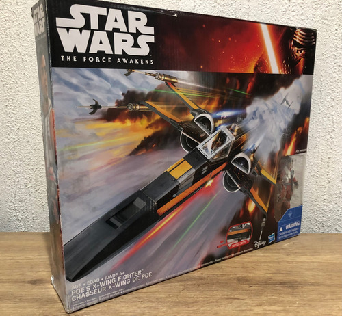 Poe S X - Wing Figther The Force Awakens Star Wars Hasbro
