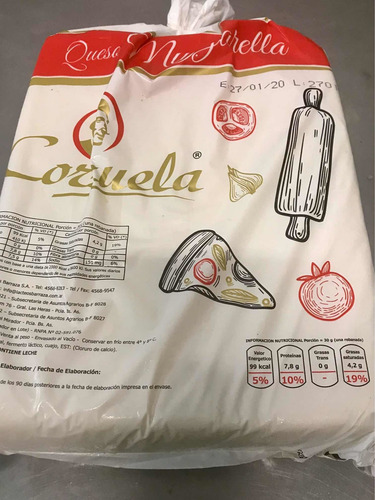Muzzarella Corzuela Segunda Marca De Barraza La Recomiendan!