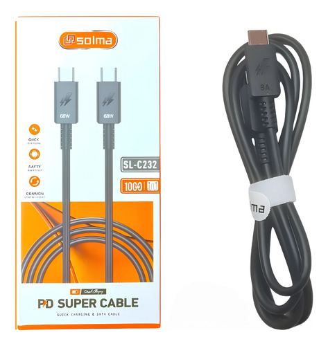 Cable Tipo C A C 68w. Solma Modelo Sl-c232