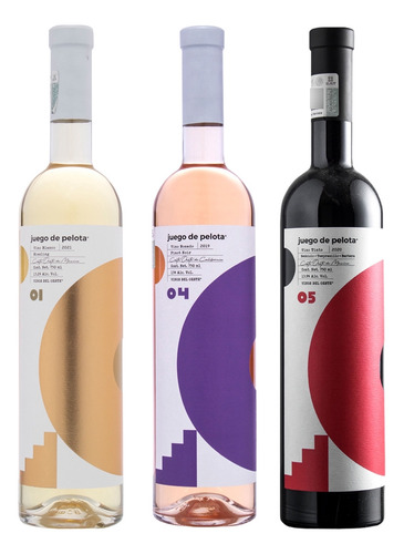 Vino Blanco Riesling + Rosado Pinot Noir + Tinto Nebbiolo, T