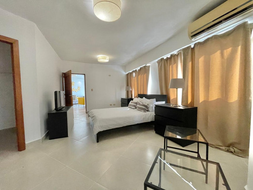 Apartamento Amueblado En Alquiler, Ubicado En Piantini