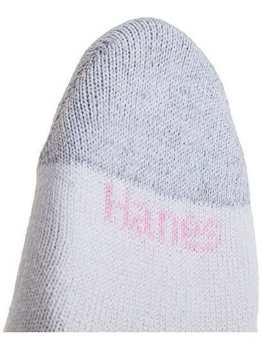 Hanes Calcetines Deportivos Para Mujer, 10 Pares, Color Blan