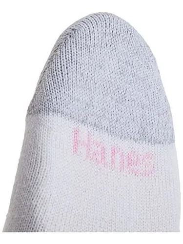 Hanes Calcetines Deportivos Para Mujer, 10 Pares, Color Blan