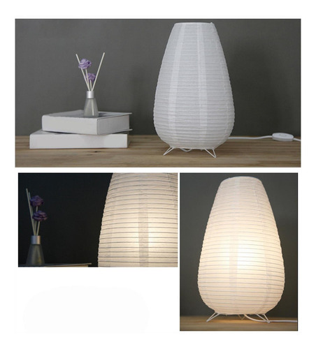 Linterna De Papel, Lámpara De Mesa, Mesita De Noche,