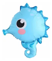 Comprar Globo Metalizado Hipocampo Caballito De Mar Cuerpo 50 Cm