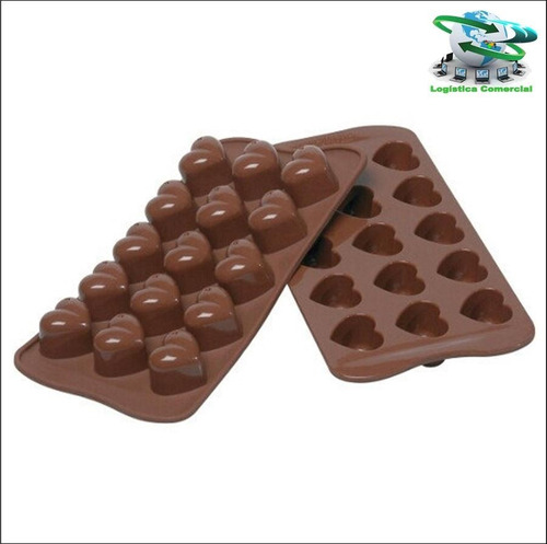 Molde De Silicon Para Bombones Chocolate Corazoncito Corazon