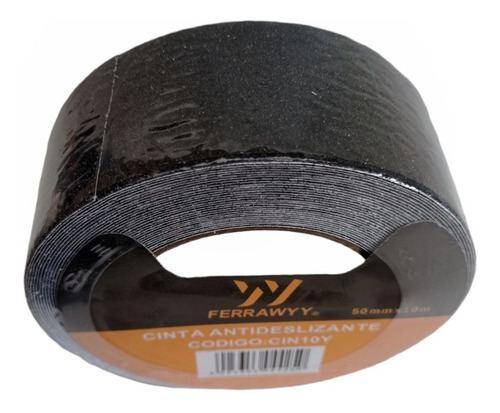 Imagen 5 de 10 de Rollo Cinta Antideslizante Adhesiva 2 PuLG Rollo X 10 Mts
