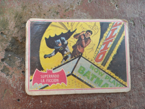 D- Figurita Batman Tarjeta Año 1966 N.44