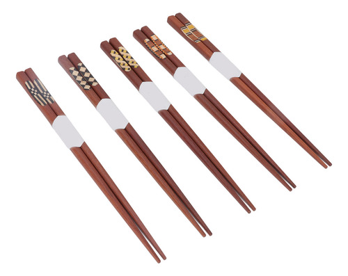 Palillos De Madera 5 Pares De Palillos Con Ranura A Prueba