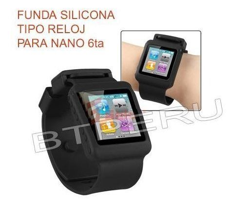 Funda Silicona Tipo Reloj Para iPod Nano 6ta Gen. Banda