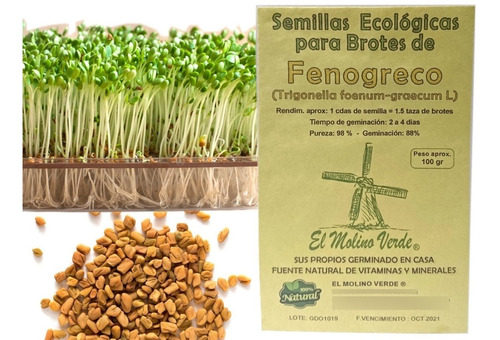 Fenogreco Semillas X 100gr - g a $70