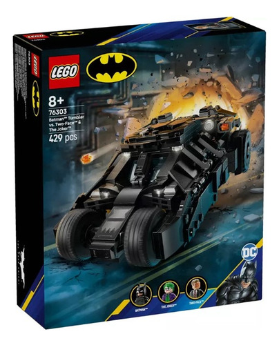 Lego Tumbler Batman Vs Duas Caras E Coringa 76303 429 Peças 429 Super Heróis Dc
