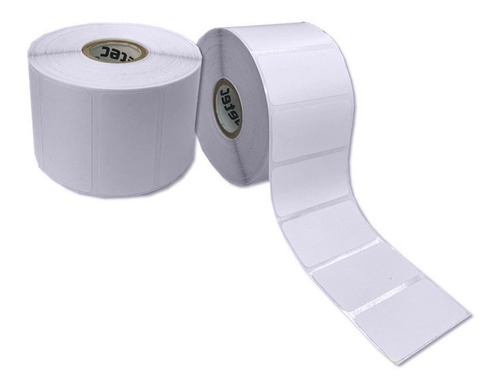 Imagen 2 de 8 de 5 Rollos Etiqueta Térmica Plastificada 2x1 (51x25 Mm) Full
