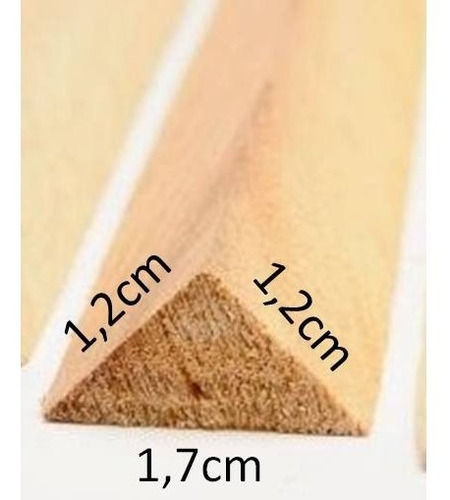 Madera Balsa Triangular.