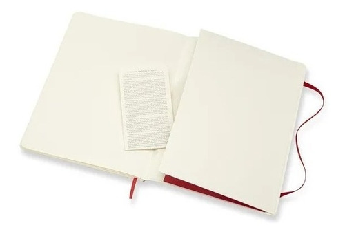Caderno Moleskine Clássico Vermelho Capa Flex Sem Pauta, Ex