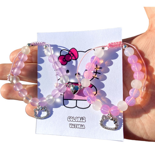 Pulseras Magnéticas De Hello Kitty Mejores Amigas Amistad 17