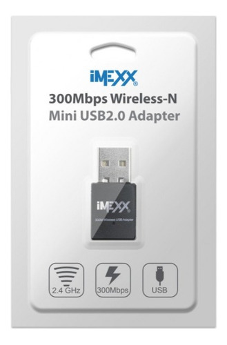 Adaptador Usb Wifi 300 Mbps Wireless-n 