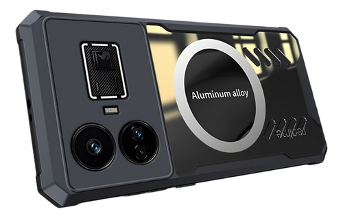 Magnetic Strap Holder Latex Phone Case For Oppo Realmegt5