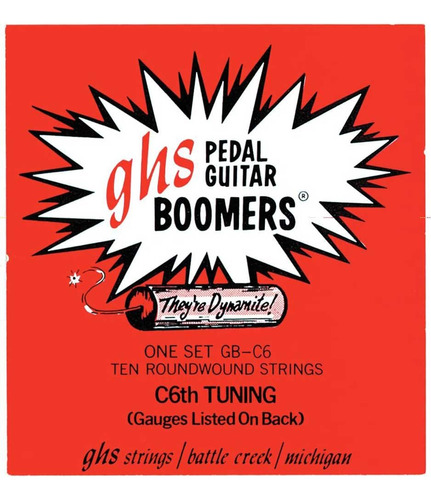 Strings Electric  Gb-c6 - Pedal Boomers C6th .012 .070
