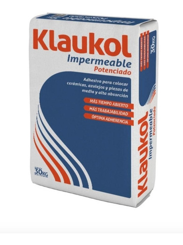 Klaukol Impe Potenciado X 30kg  Azulejos Ceramico