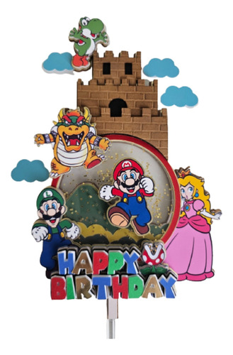 Cake Topper  Mario Bros