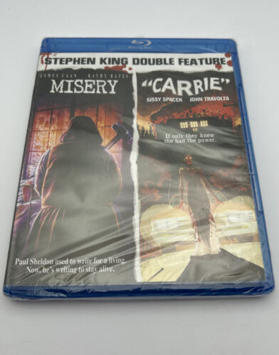 Stephen King Double Feature: Misery/carrie Blu-ray (bran Ddd
