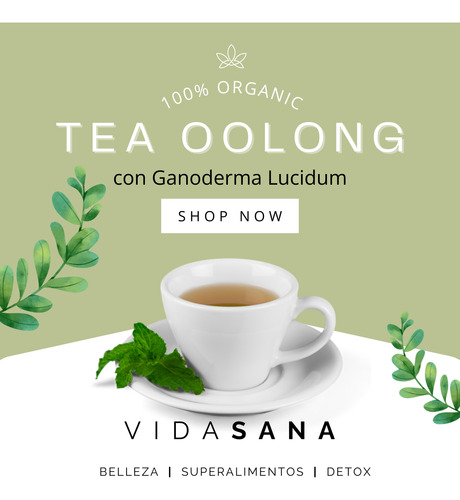Té Oocha Dxn / Té Oolong Con Ganoderma Lucidum