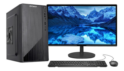 Computador Completo Intel I5 12400f 8gb Ddr4 Ssd 480gb 21''