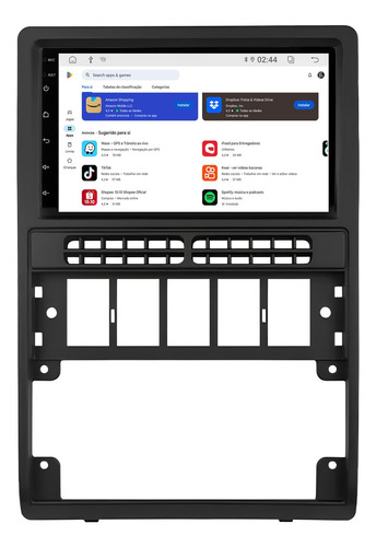 Multimidia Gol G2 1996/2002 Android 13 Carplay 2gb 64gb 7p