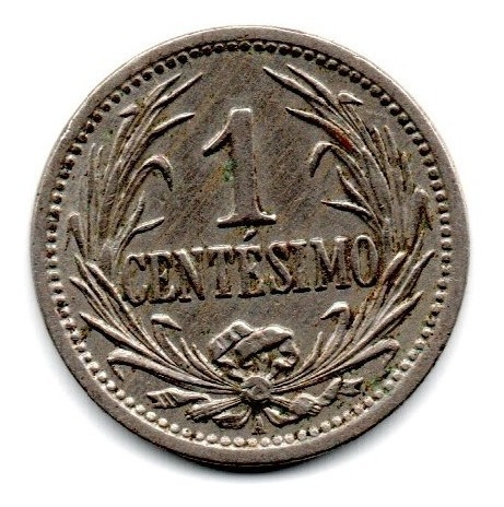 Moneda Uruguay 1 Centesimo Año 1909 Km#19