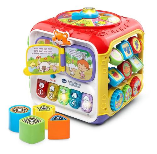 Vtech Sort And Discover Activity Cube, Red.