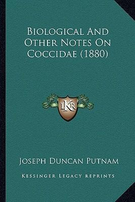 Libro Biological And Other Notes On Coccidae (1880) - Jos...