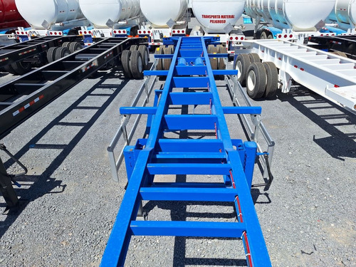 Chasis Porta Contenedor Tipo Americano Fijo 40 Pies 2 Ejes