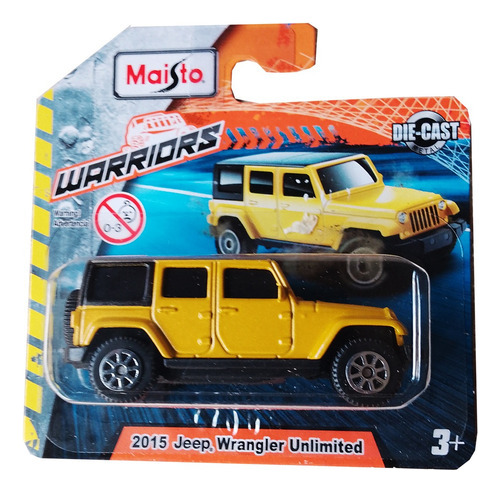 2015 Jeep Wrangler Unlimited - Maisto Warriors 1/64 