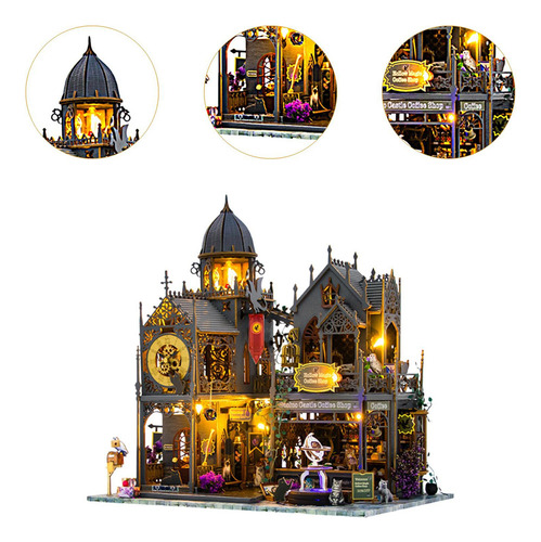 Kit De Casa De Muñecas Diy, Casa De Muñecas En Miniatura