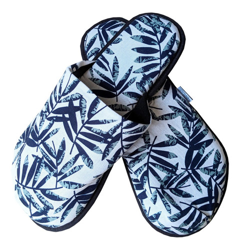 Imagen 1 de 2 de Pantuflas Para Hombre De Algodon Comodas Acolchonadas