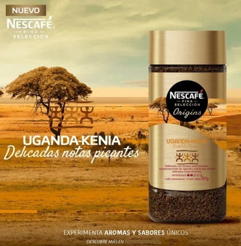 Café Nescafé Fina Selección Uganda Kenia 100g