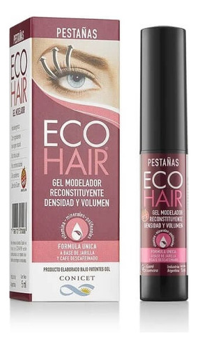 Ecohair Gel Reconstituyente Fortalecedor De Pestañas 5ml