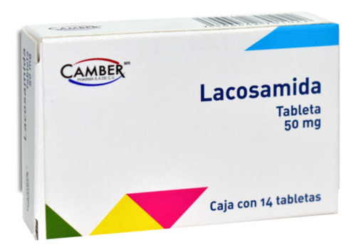Lacosamida 50 Mg Caja Con 14 Tabletas Camber Pharma