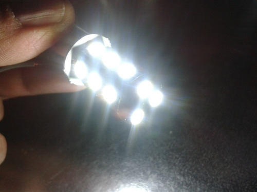 Foco Microled - 2 Focos 1156 5050 18 Smd Led Blanco 12 V