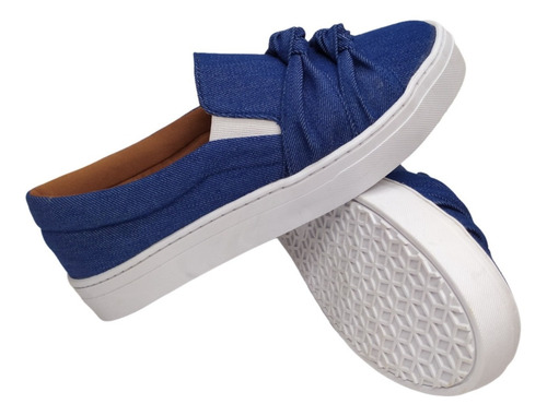 Imagem 4 de 7 de Slip On Tenis Feminino Numeração Especial Confort Sapatenis